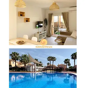Apartamento Marinas Sol - Tu Hogar Con Jardín Privado!, Vera